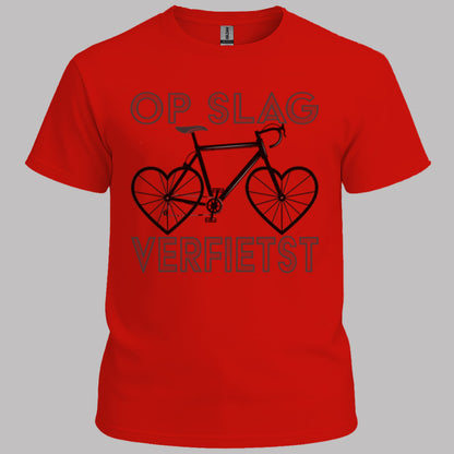 Op Slag Verfietst (zwart) T‑Shirt