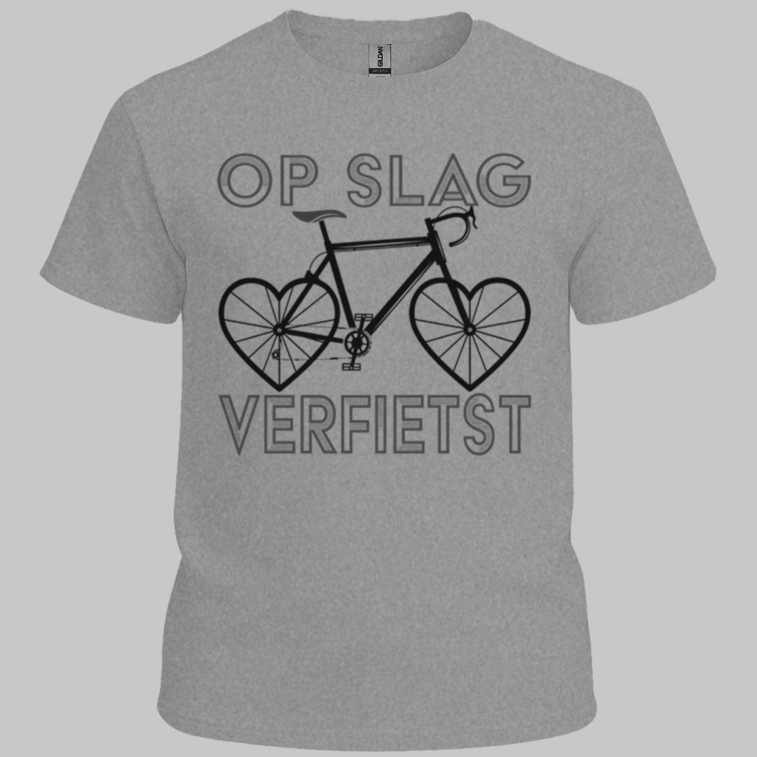 Op Slag Verfietst (zwart) T‑Shirt