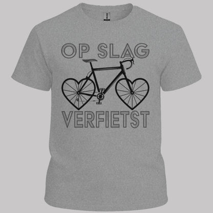 Op Slag Verfietst (zwart) T‑Shirt