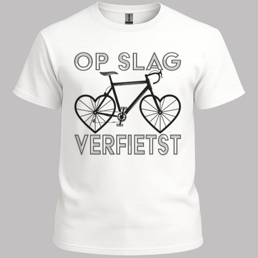 Op Slag Verfietst (zwart) T‑Shirt