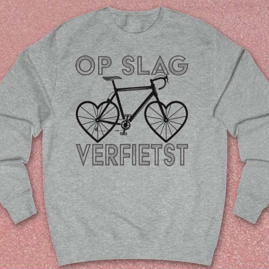 Op Slag Verfietst (zwart) Sweater