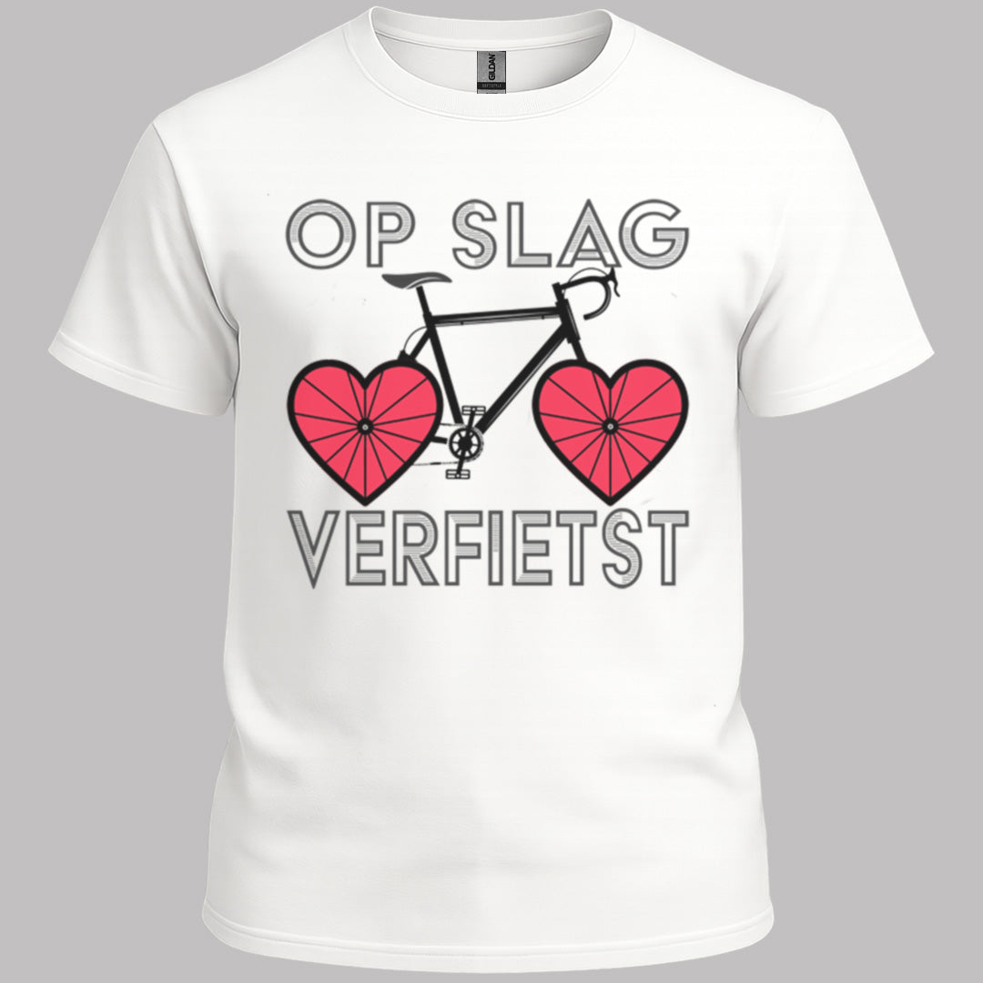 Op Slag Verfietst T‑Shirt