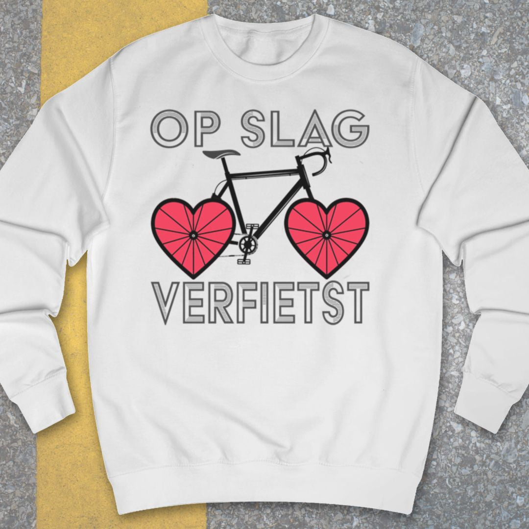 Op Slag Verfietst Sweater