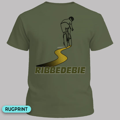 Ribbedebie rugprint T-Shirt