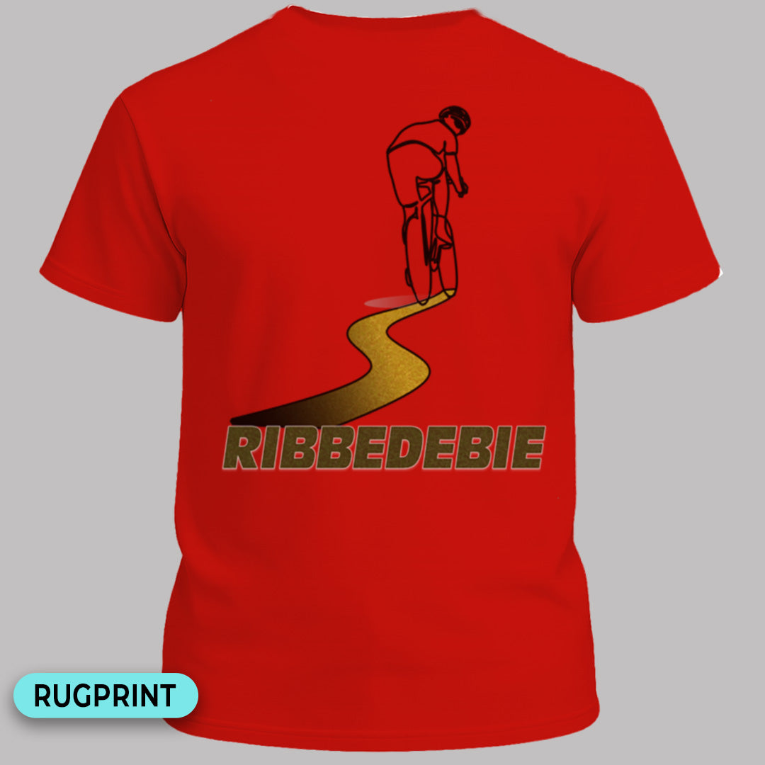 Ribbedebie rugprint T-Shirt