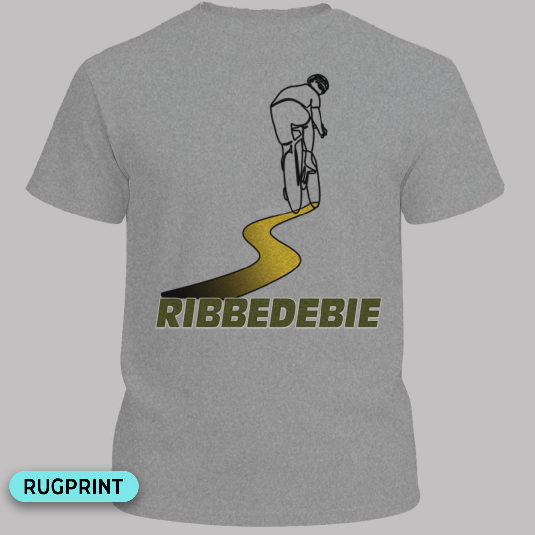 Ribbedebie rugprint T-Shirt