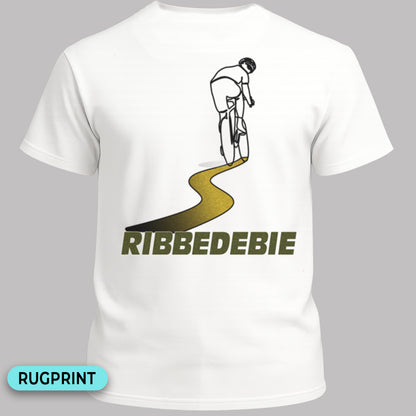 Ribbedebie rugprint T-Shirt
