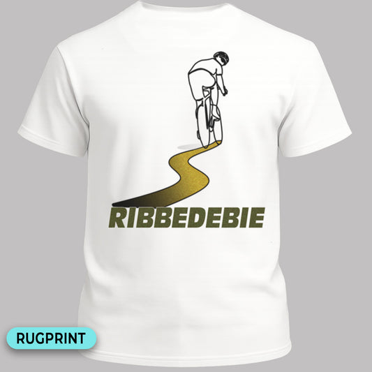 Ribbedebie rugprint T-Shirt