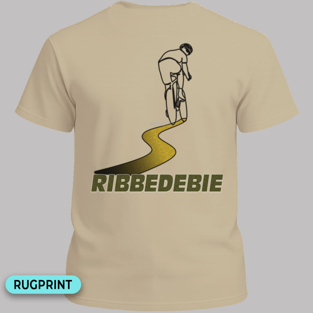 Ribbedebie rugprint T-Shirt
