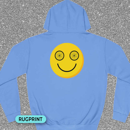 Happy wheeleyes rugprint Hoodie