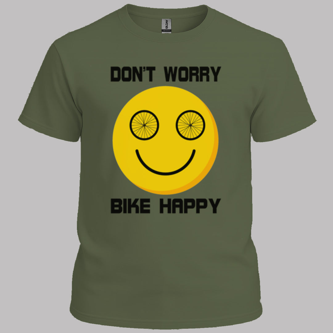 Don't Worry Bike Happy T-Shirt