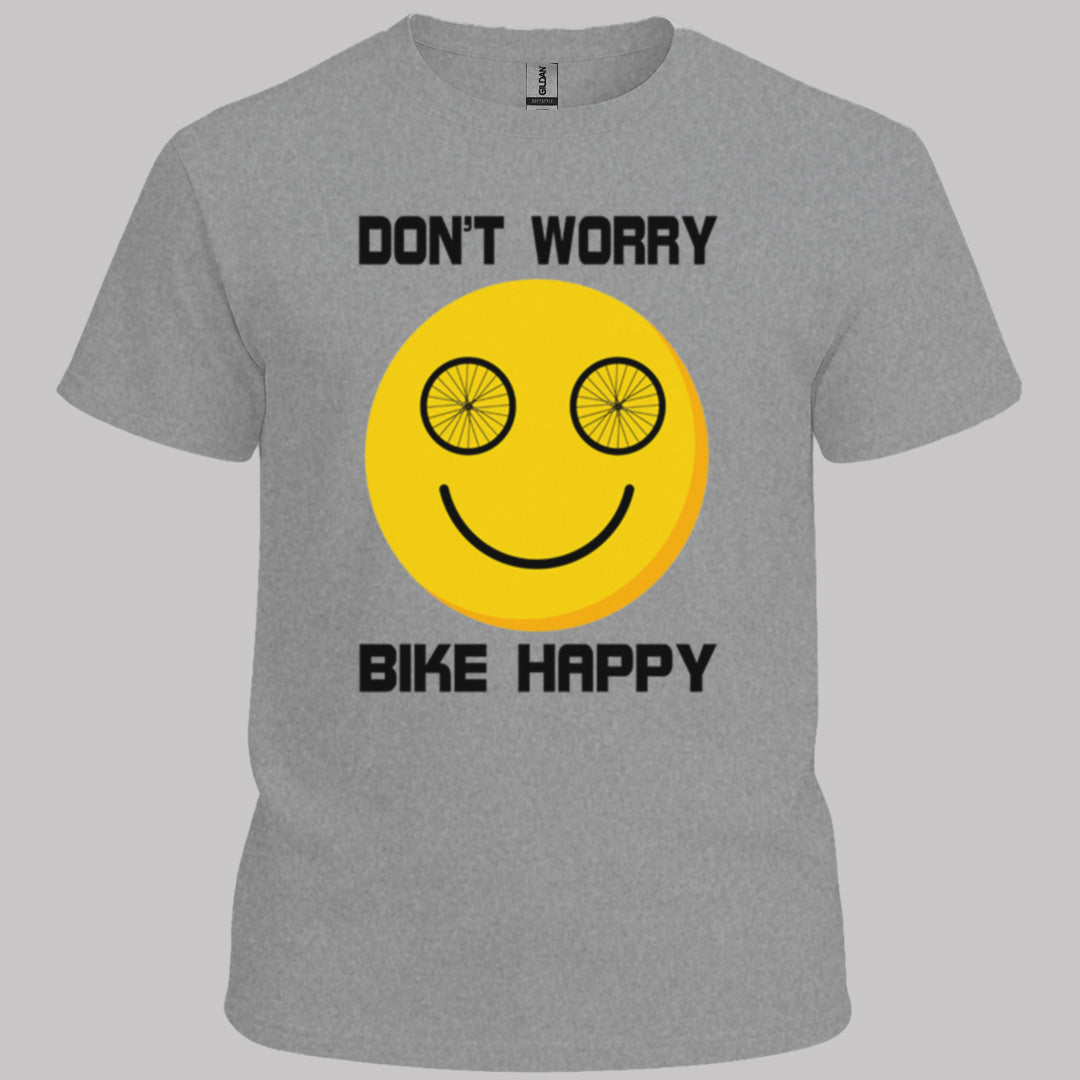 Don't Worry Bike Happy T-Shirt