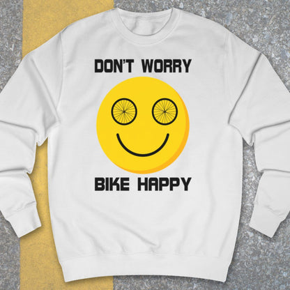 Don't Worry Bike Happy Sweater