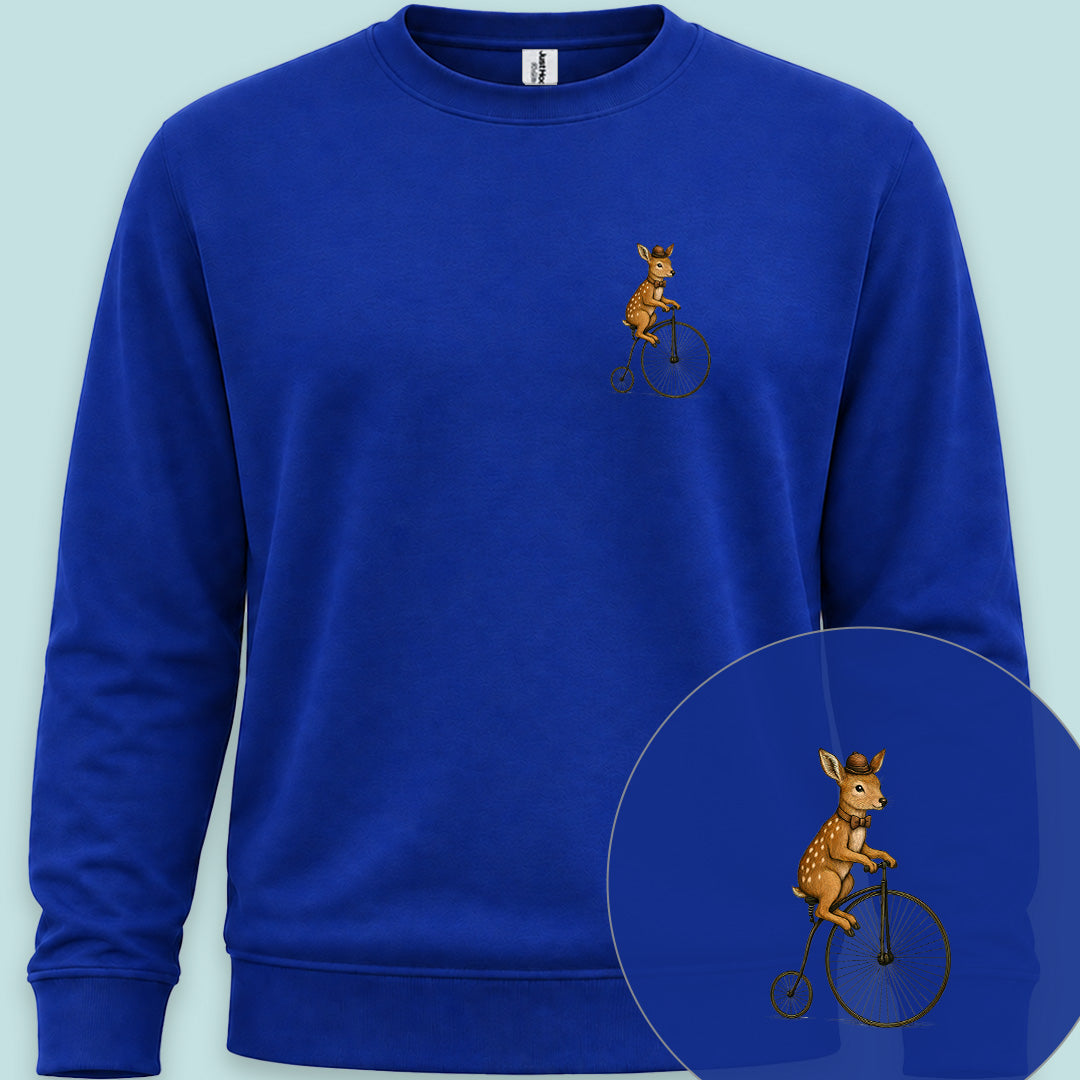 Ree op antieke fiets Sweater
