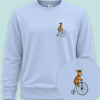 Ree op antieke fiets Sweater