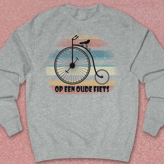 Op een oude fiets Sweater