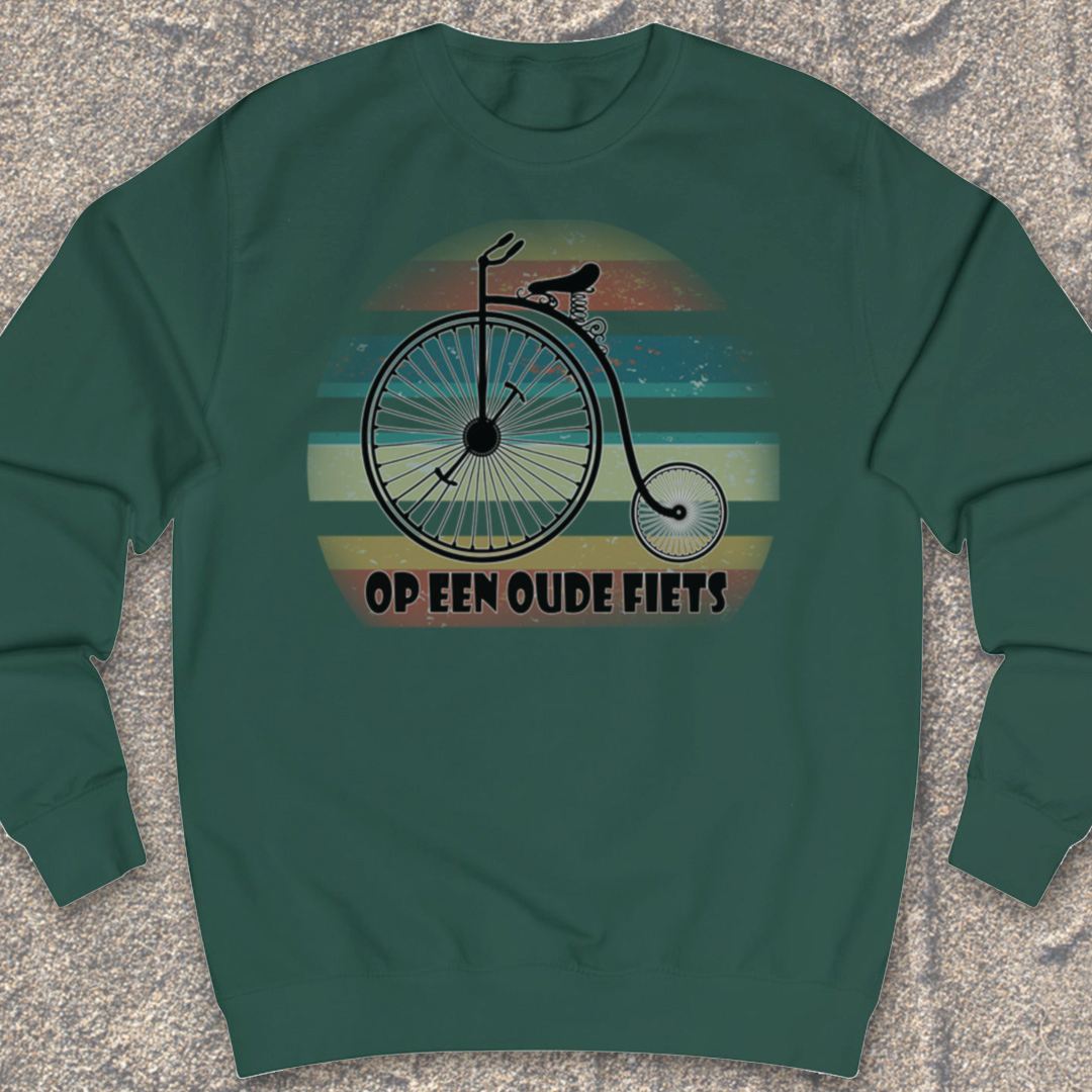 Op een oude fiets Sweater