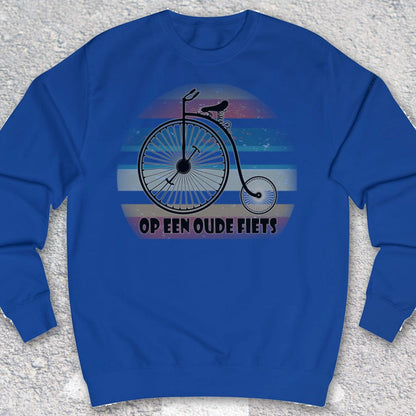 Op een oude fiets Sweater