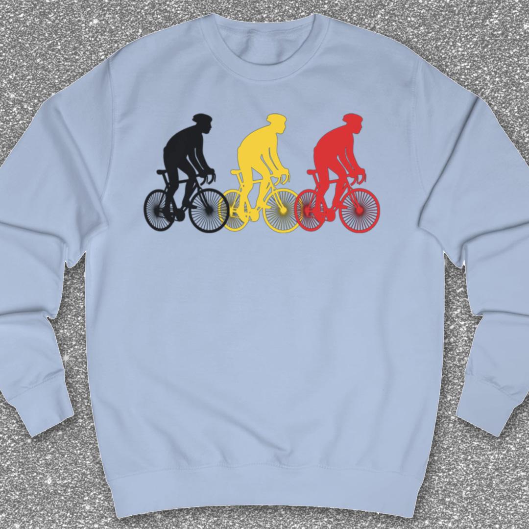 Koersers Belgische driekleur Sweatshirt