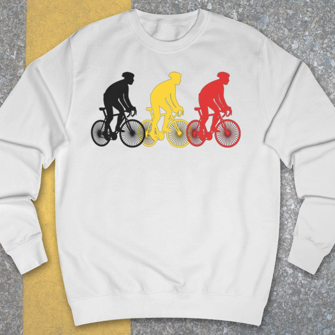 Koersers Belgische driekleur Sweatshirt