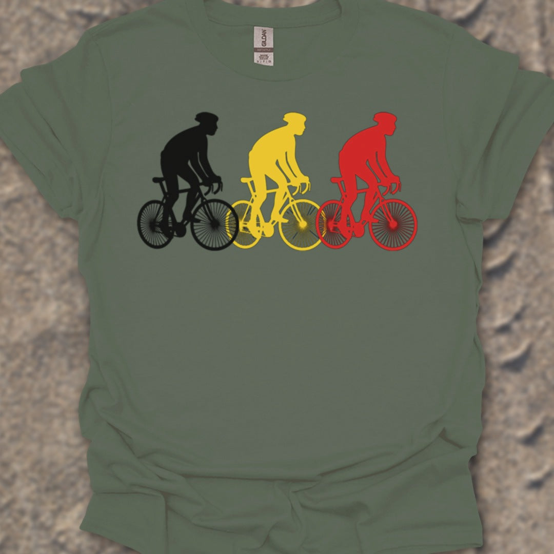 Koersers Belgische driekleur T-Shirt