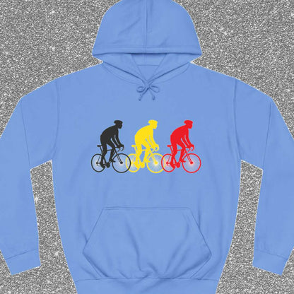 Koersers Belgische driekleur Hoodie