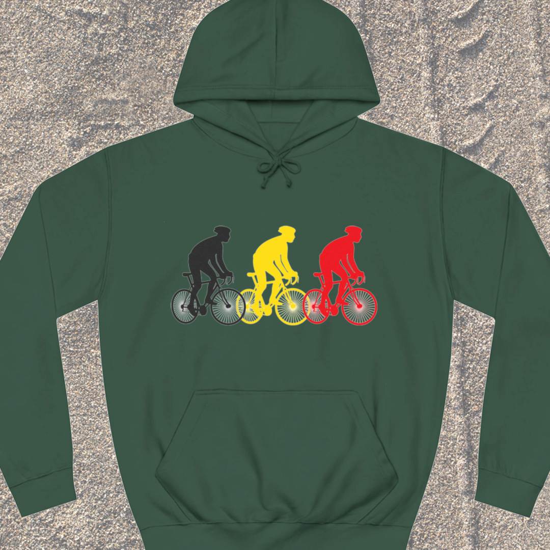 Koersers Belgische driekleur Hoodie