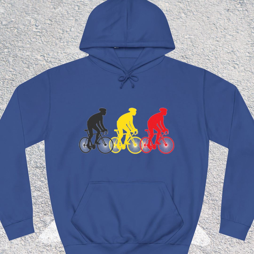 Koersers Belgische driekleur Hoodie