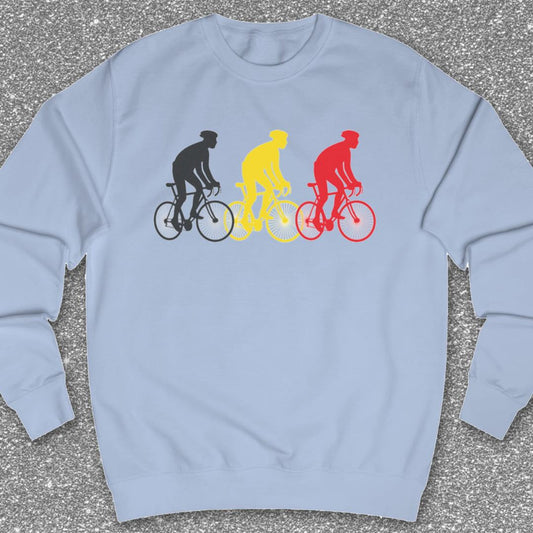 Koersers Belgische driekleur Sweater