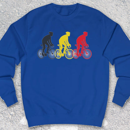 Koersers Belgische driekleur Sweater
