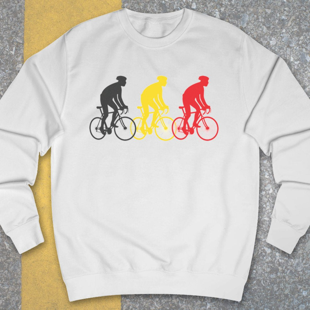 Koersers Belgische driekleur Sweater