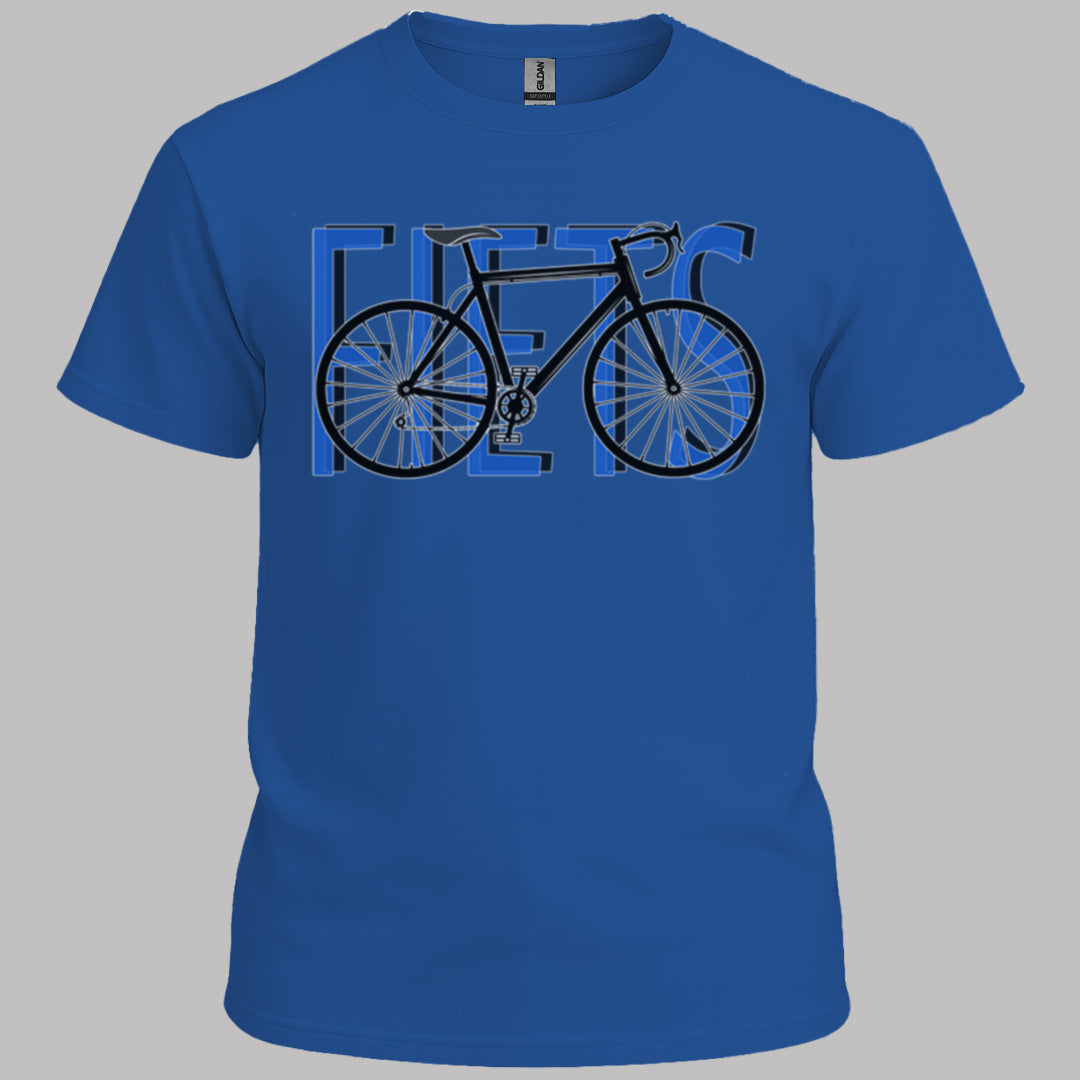 Fiets blauw T‑Shirt