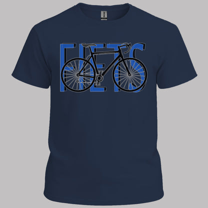 Fiets blauw T‑Shirt