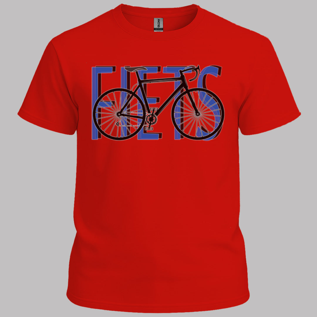 Fiets blauw T‑Shirt