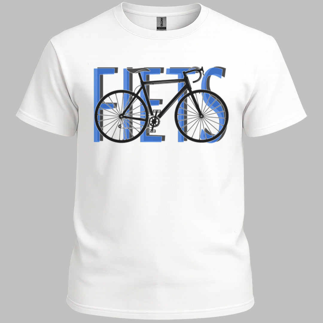 Fiets blauw T‑Shirt