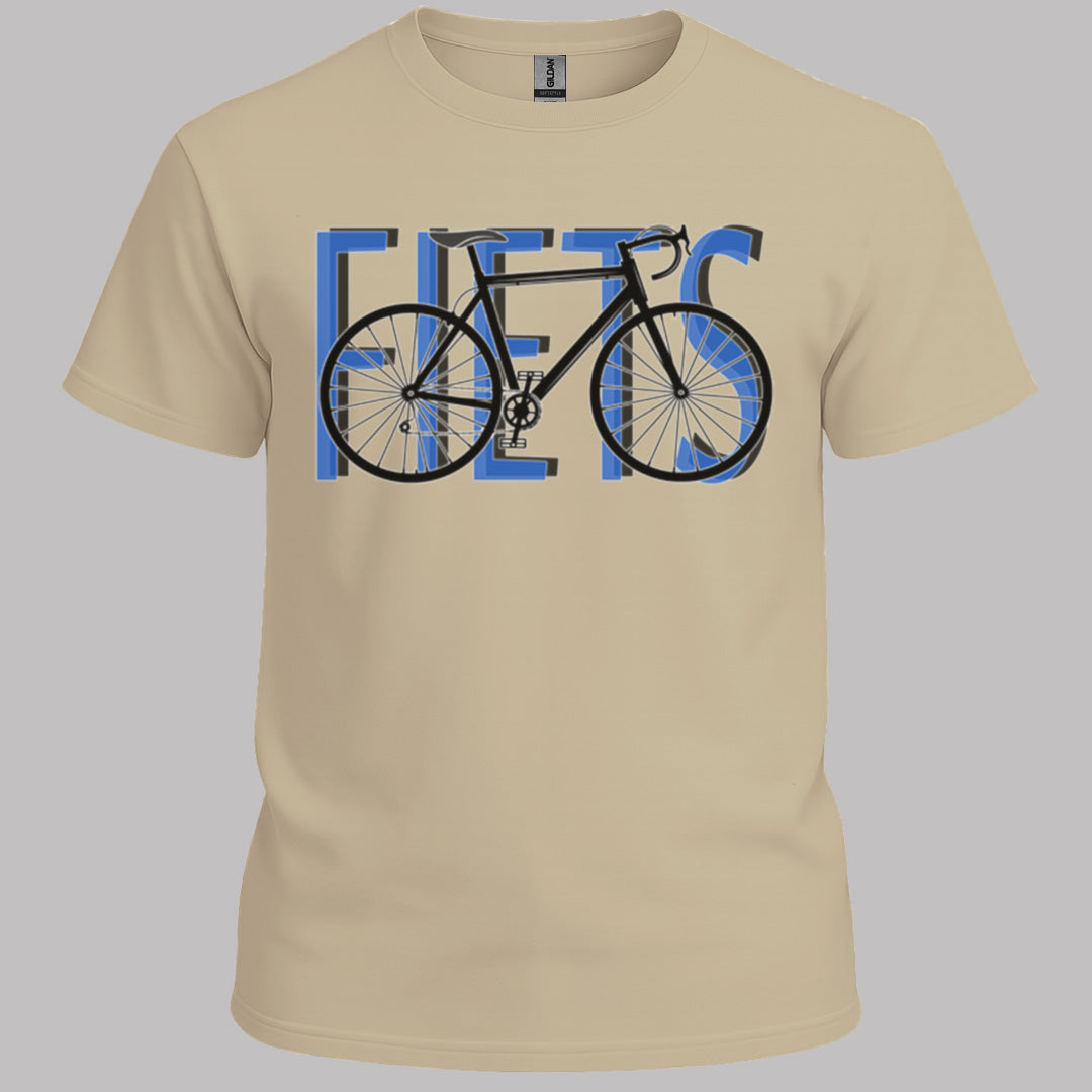 Fiets blauw T‑Shirt
