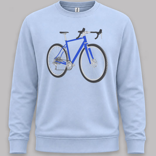 Gravelbike blauw Sweater