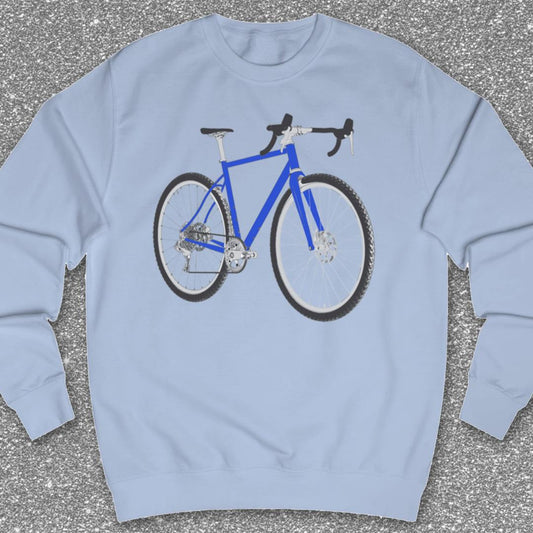 Gravelbike blauw Sweater