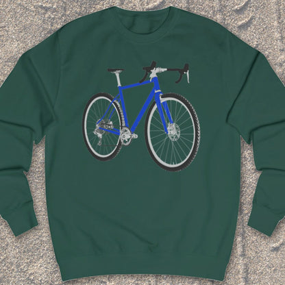 Gravelbike blauw Sweater