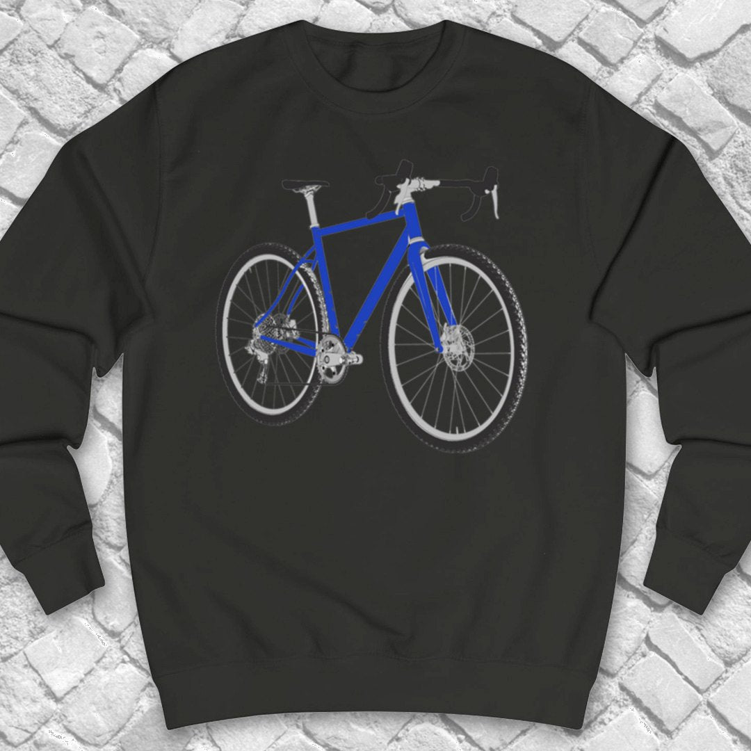 Gravelbike blauw Sweater