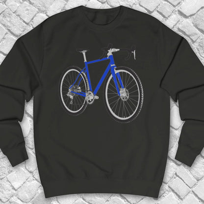 Gravelbike blauw Sweater
