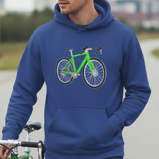 Gravelbike groen Hoodie