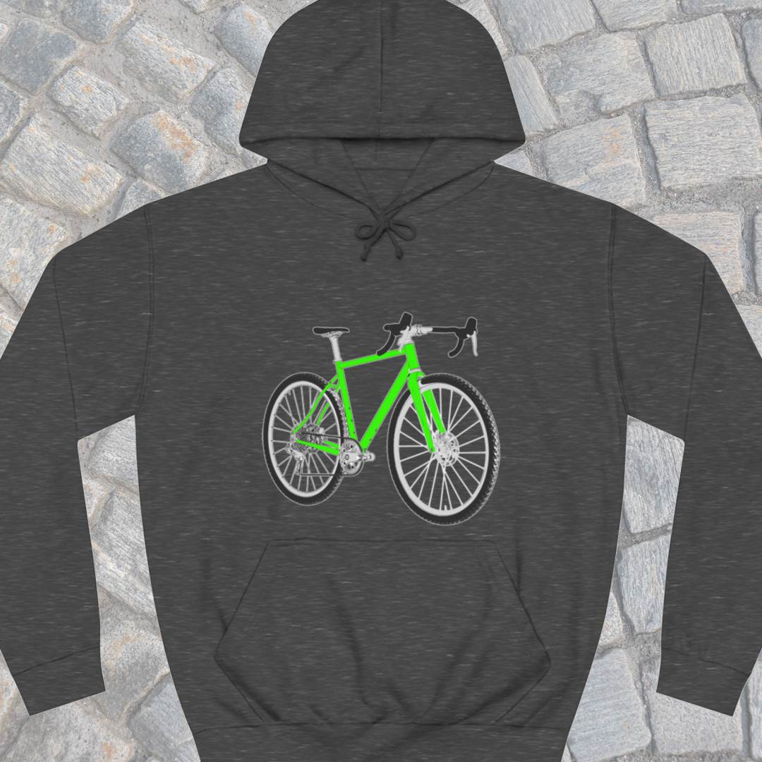 Gravelbike groen Hoodie