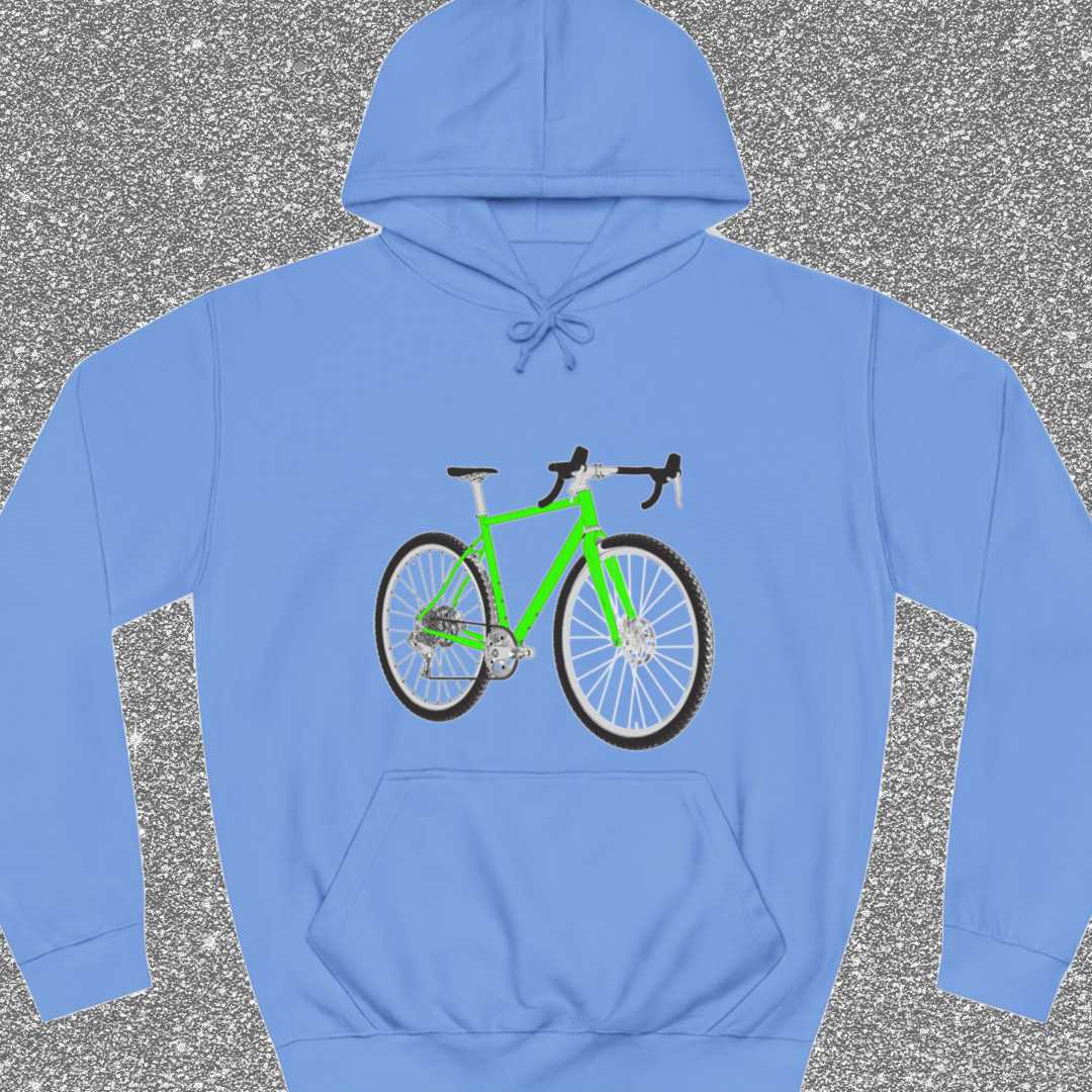 Gravelbike groen Hoodie