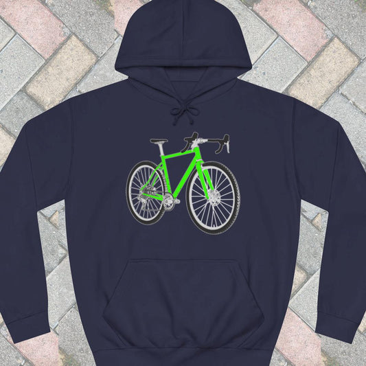 Gravelbike groen Hoodie