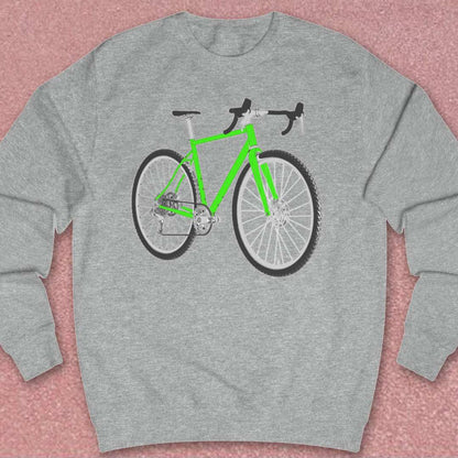 Gravelbike groen Sweater