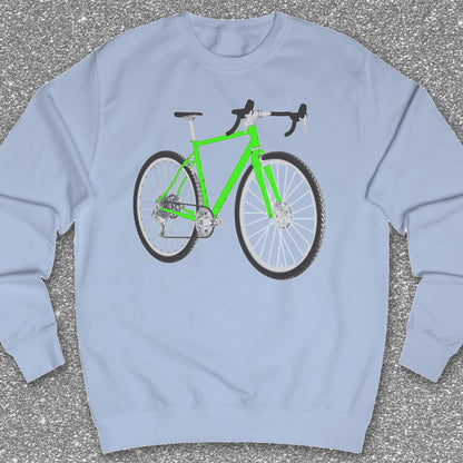 Gravelbike groen Sweater