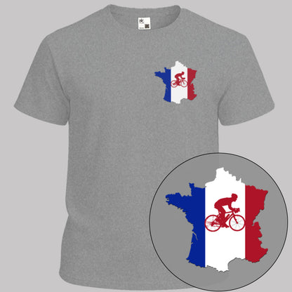 Frankrijk Tourland Rood T-shirt