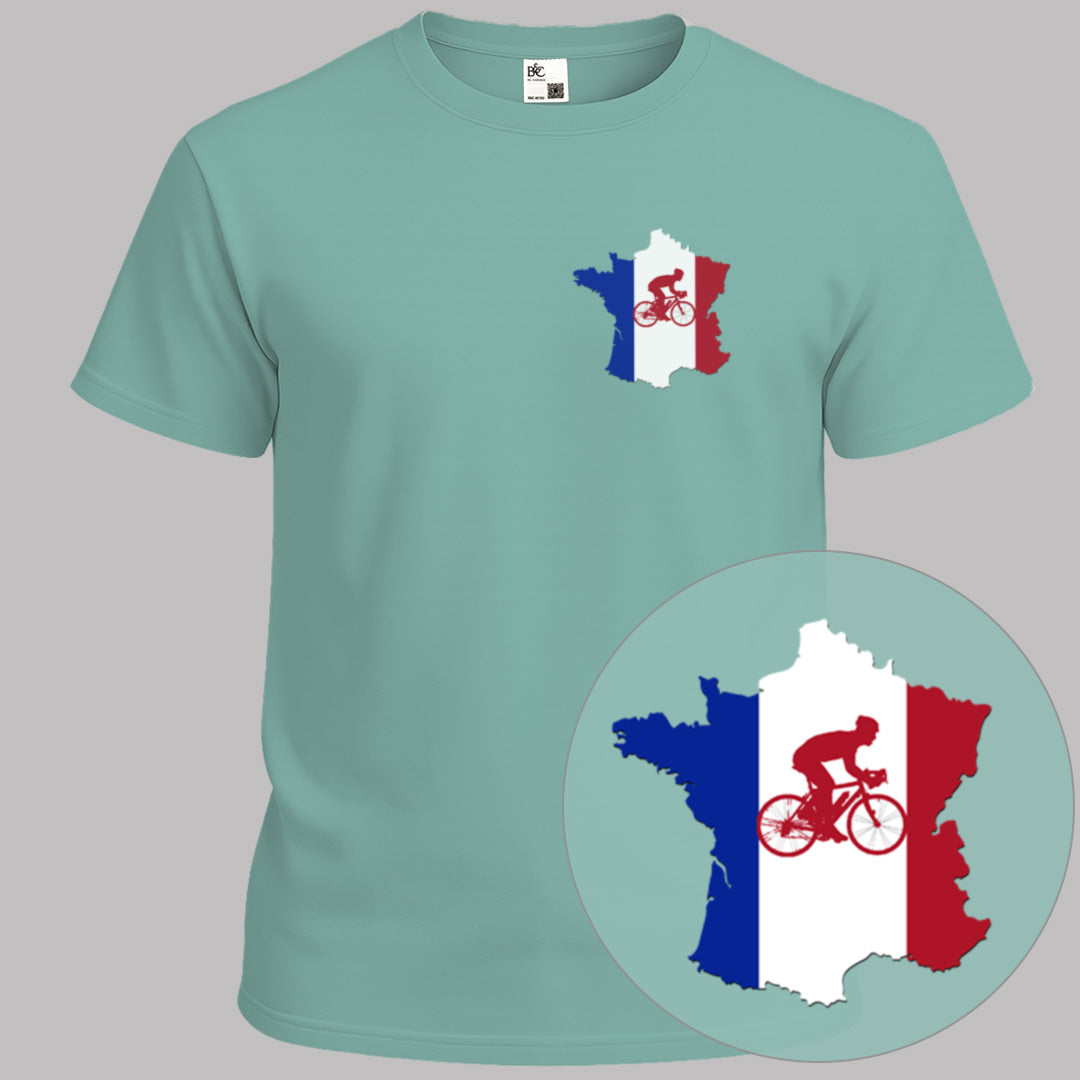 Frankrijk Tourland Rood T-shirt