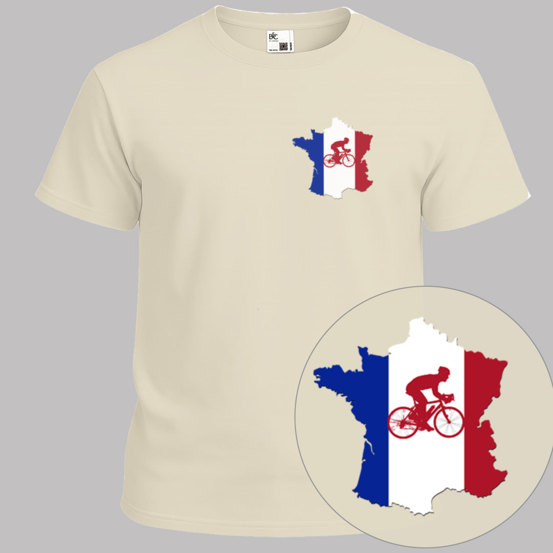 Frankrijk Tourland Rood T-shirt